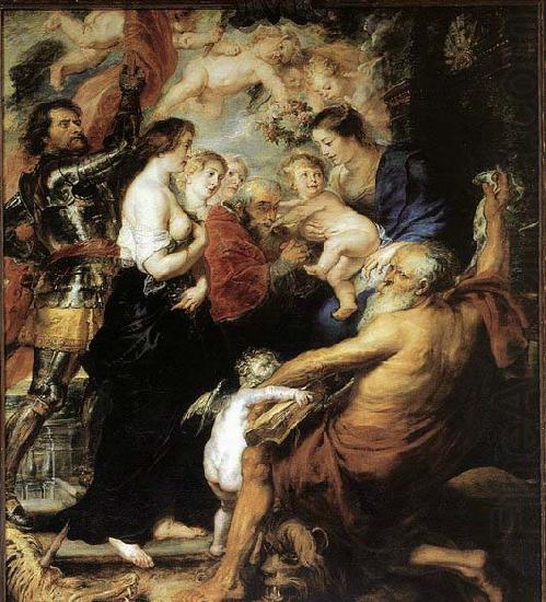 Our Lady with the Saints, Peter Paul Rubens